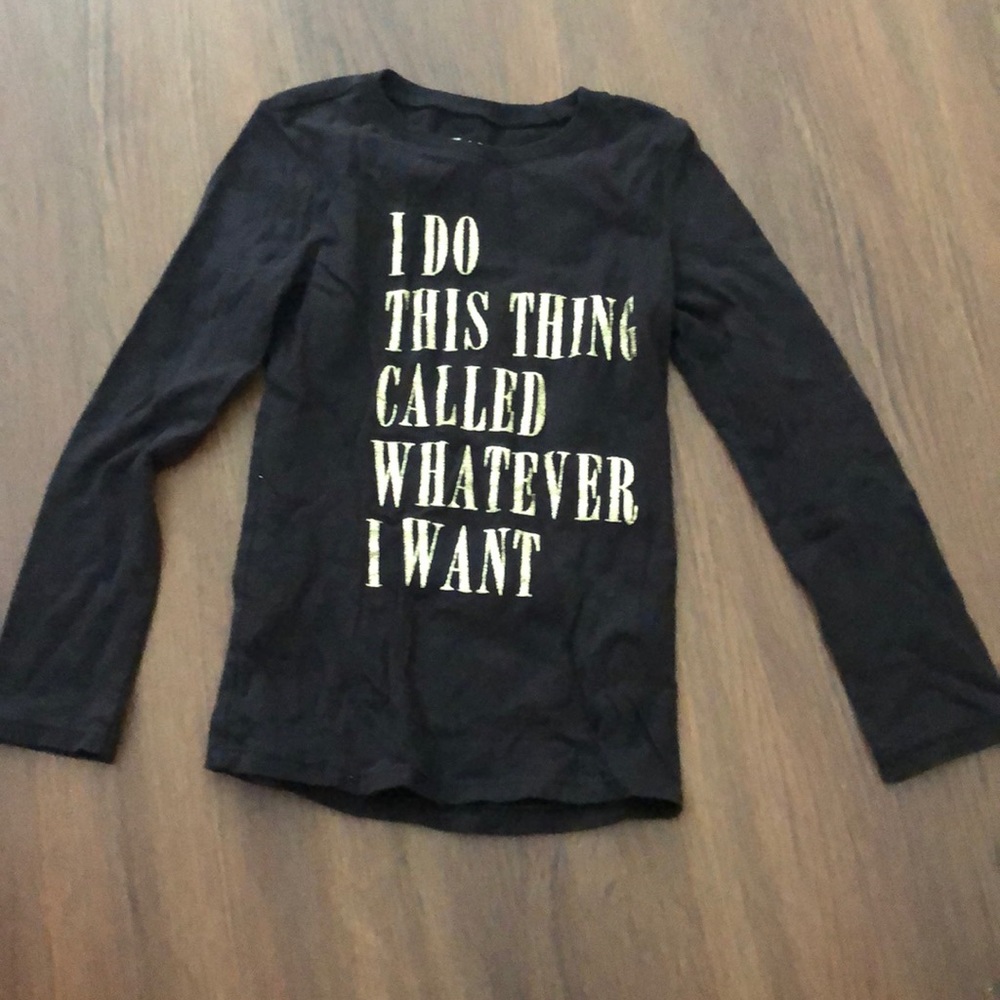 Black Graphic Top